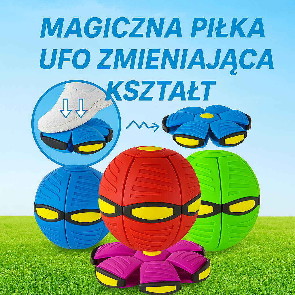 Magiczna Piłko-Frisbee – Zmienia kształt w locie